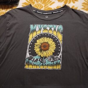 Organic Generation Mystic Sunflower Graphic Tee